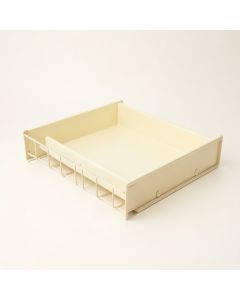 Fern Edge Empty Under-Desk Cable Tray - Cream (synthetic illustration; no displayed measurements)