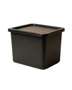 Oak Canyon Closed Outdoor Storage Box - Black (synthetic illustration; no displayed measurements)