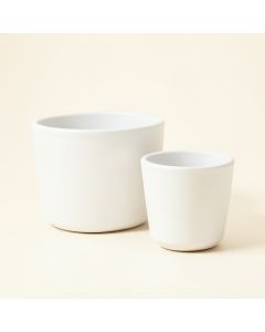 Boligee 2 - Piece Iron Pot Planter Set (synthetic illustration; no displayed measurements)