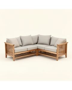 Brough 4 Piece Teak Sofa Seating Group (synthetic illustration; no displayed measurements)