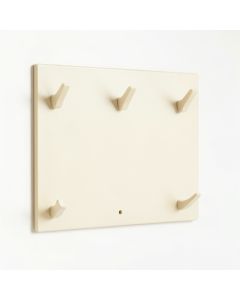 Heath Dell Empty Wall-Mounted Tool Organizer Panel - Cream (synthetic illustration; no displayed measurements)