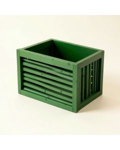 Flint Dell Empty Furniture-Style Litter Enclosure - Green (synthetic illustration; no displayed measurements)