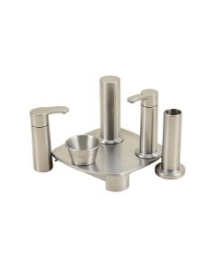 Rossland Stainless Steel 7 Piece Bathroom Accessory Set