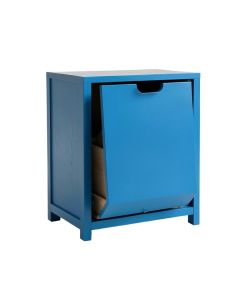 Birch Bluff Freestanding Pull-Out Hamper Cabinet - Blue (synthetic illustration; no displayed measurements)