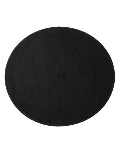 Ridge Bend Round Area Rug - Black