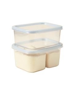 Airtight For Flour And Sugar 2 Container Food Storage Set