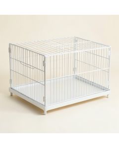 Lake Brook Empty Furniture-Style Pet Crate - White (synthetic illustration; no displayed measurements)