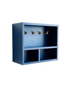 Ridge Dale Wall-Mounted Entryway Organizer Shelf - Blue