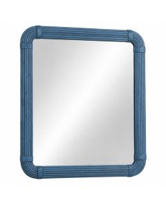 Dawn Canyon Framed Wall Mirror - Blue