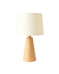 Harbor Crossing Table Lamp With A Plain Fabric Shade - Ivory