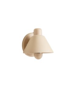 Wren Bridge Wall Sconce Mounted On A Plain Wall - Beige (synthetic illustration; no displayed measurements)