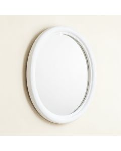 Dawn Bridge Framed Wall Mirror - White (synthetic illustration; no displayed measurements)