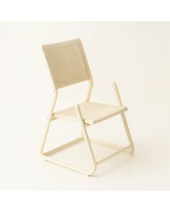 Bay Canyon Folding Outdoor Chair - Cream (synthetic illustration; no displayed measurements)