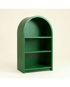 Alder Bend Freestanding Bookcase - Green (synthetic illustration; no displayed measurements)