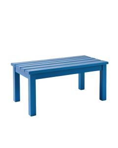 Maple Crest Indoor Bench - Blue (synthetic illustration; no displayed measurements)