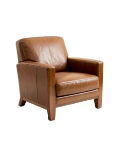 Antle 33 '' Wide Top Grain Leather Armchair