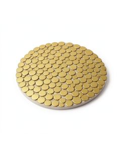 Travel Series Chalet 0.75 '' X 0.75 '' Penny Round Mosaic Tile (synthetic illustration; no displayed measurements)