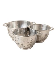 Correia 3 Piece Stainless Steel Strainer Set