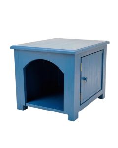 Shore Brook Empty Furniture-Style Litter Enclosure - Blue (synthetic illustration; no displayed measurements)