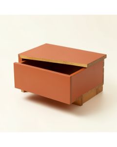 Cove Dell Under-Desk Drawer Unit - Terracotta (synthetic illustration; no displayed measurements)