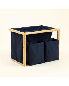 Holly Dale Laundry Sorting Station With Plain Removable Bags - Navy (synthetic illustration; no displayed measurements)