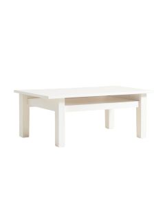 Dawn Bend Coffee Table - White (synthetic illustration; no displayed measurements)