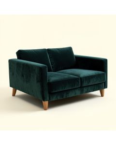 Adela 84.5 '' Velvet Square Arm Sofa (synthetic illustration; no displayed measurements)