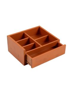 Vale Branch Empty Coffee-Station Organizer - Terracotta