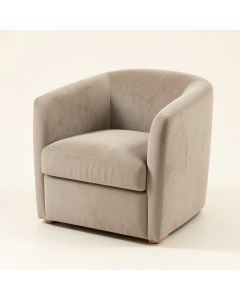 Barnard 25.5 '' Wide Polyester Barrel Chair (synthetic illustration; no displayed measurements)