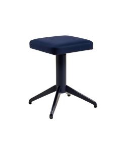 Navy Swivel Stool (synthetic illustration; no displayed measurements)