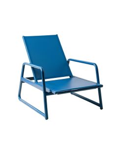 Laurel Bluff Outdoor Lounge Chair - Blue (synthetic illustration; no displayed measurements)