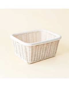 Hazel Canyon Empty Storage Basket - White (synthetic illustration; no displayed measurements)