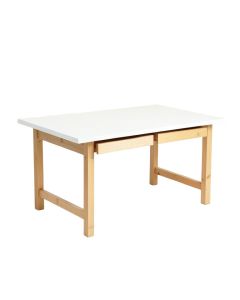 Hill Bluff Empty Workshop Workbench - White