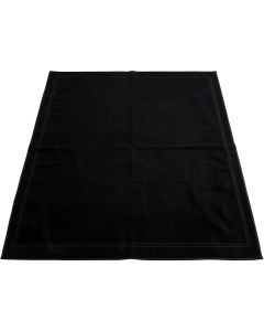 Field Bluff Rectangular Area Rug - Black (synthetic illustration; no displayed measurements)