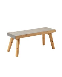 Dawn Branch Indoor Bench - Gray (synthetic illustration; no displayed measurements)