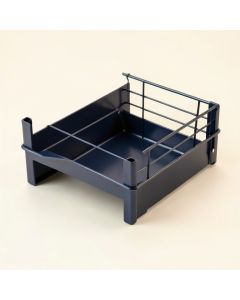 Spruce Crossing Empty Under-Desk Cable Tray - Navy (synthetic illustration; no displayed measurements)