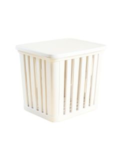 Aspen Bend Laundry Hamper - White (synthetic illustration; no displayed measurements)