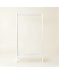Olive Bridge Empty Garment Rack - White (synthetic illustration; no displayed measurements)