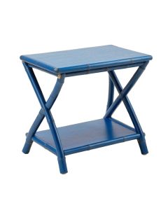Pine Arc Side Table - Blue (synthetic illustration; no displayed measurements)