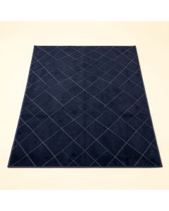 Holly Brook Rectangular Area Rug - Navy (synthetic illustration; no displayed measurements)
