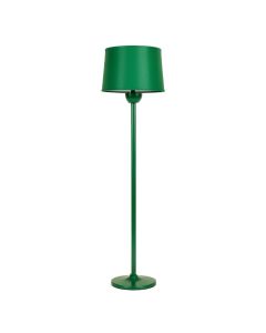 Summit Canyon Floor Lamp With A Plain Fabric Shade - Green (synthetic illustration; no displayed measurements)