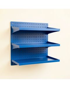 Wren Bend Empty Wall-Mounted Tool Organizer Panel - Blue (synthetic illustration; no displayed measurements)