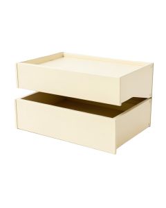 River Dell Under-Desk Drawer Unit - Cream