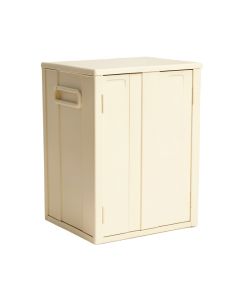 Maple Brook Closed Outdoor Storage Box - Cream (synthetic illustration; no displayed measurements)