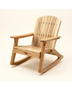 Jarrard Solid Acacia Wood Patio Rocking Chair (synthetic illustration; no displayed measurements)