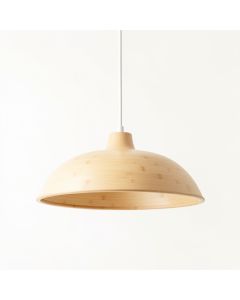 Spruce Crest Pendant Light Suspended From One Plain Cable - Beige (synthetic illustration; no displayed measurements)