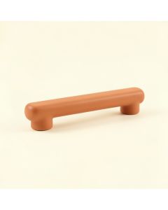 Birch Crest Cabinet Handle Without Packaging - Terracotta (synthetic illustration; no displayed measurements)