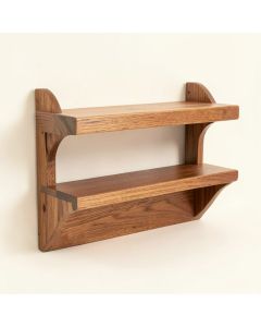 Croker Wooden 2 Piece Wall Shelf Set (synthetic illustration; no displayed measurements)