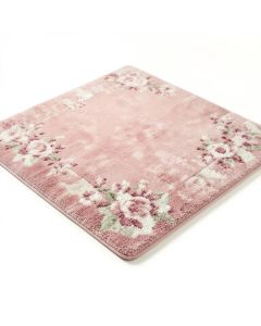 Honfleur Floral Tufted Shag Wool Pink Area Rug (synthetic illustration; no displayed measurements)