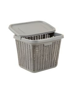 Juniper Branch Laundry Hamper - Gray